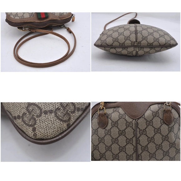 Authentic Vintage GUCCI GG Web Sherry Shoulder Crossbody Bag - Picture 11 of 13